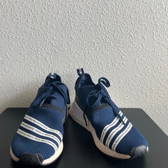 Adidas Men\'s Originals X White Mountaineering NMD_R2 Navy Shoes Sneakers Size 11 main image 12